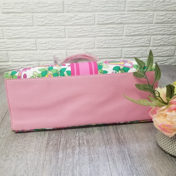 Trina Turk🦋 Butterfly Stripe Tote - Picture 6 of 14